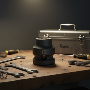 Facom 1/2'' Metric Hexagonal Stubby <b>Impact</b> <b>Socket</b> - Product Image 3