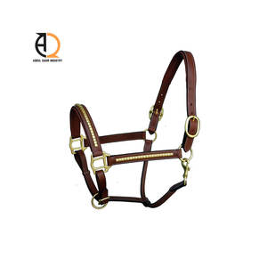 Licol pour cheval en cuir et nylon de haute qualité, réglable - Product Image 3