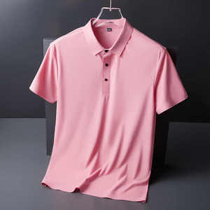 Polo de golf pour homme en coton 100% personnalisé en gros, anti-froissement, imprimé fitness, modèle 2025 - Product Image 3