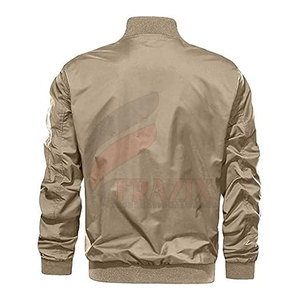 Chaqueta Bomber Unisex de Satén con Cuello Alto, Corte Ajustado, OEM, Alta Calidad, Personalizable, de Secado Rápido y Transpirable para Invierno - Product Image 3
