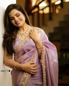 Indiase Etnische Kleding Zware Kasturi Zijden Georgette <span class=keywords><strong>Saree</strong></span> Met Chique Dori Met Chique Zari En Full-Sequence Werk Feestkleding <span class=keywords><strong>Saree</strong></span>