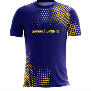 Camisetas de hombre bordadas de manga corta de verano transpirables de alta calidad con logotipo personalizado - Product Image 1