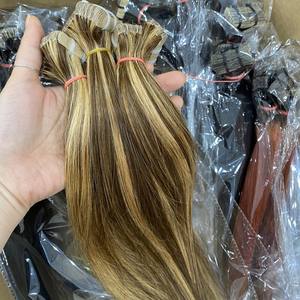 FITA ADESIVA LISO/ONDULADO/CACHEADO NATURAL PRETO E COLORIDOS BRASILEIRO CABELO HUMANO ALONGAMENTO - Product Image 6