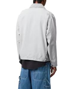 Vestes en toile 100% coton personnalisées Doublure rembourrée Vestes de travail pour hommes avec poche zippée Veste pour hommes - Product Image 3