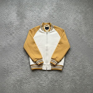 แจ็คเก็ตวาร์ซิตี้ผู้ชายแบบใหม่ล่าสุด - แจ็คเก็ตเบสบอลปักลายเชนิลล์แบบกำหนดเอง - Product Image 4