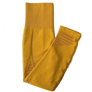 <b>Leggings</b> <b>Women</b> High Elastic Female Seamless Yoga Pants High Waist Workout Running Tights 3/4 Length Sport Pant - Product Image 6