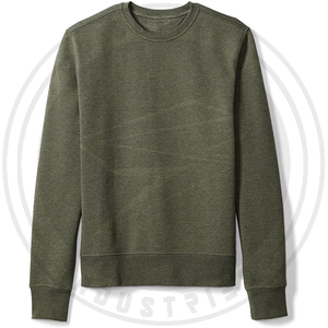 เสื้อสเวตเชิ้ตโอเวอร์ไซส์สำหรับฤดูหนาว ผู้ชาย ผ้าฝ้าย/โพลีเอสเตอร์ สีพื้น ทรงหลวม คอวี ปักโลโก้ได้ ขายดีมาก - Product Image 1