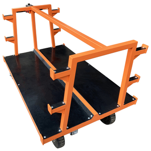 รถเข็นขนส่งไฟฟ้าแบบปรับแต่งได้สำหรับงานหนักพร้อมแท่นเหล็ก สำหรับโลจิสติกส์สนามบินและการใช้งาน OEM - Product Image 5