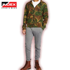 Diseño de camuflaje Ropa de hombre Sudaderas con capucha Sudaderas de estilo casual de alta calidad Cremallera Diseño en blanco Algodón Fleece Sudaderas con capucha de invierno para hombre - Product Image 3