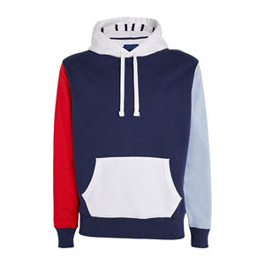 Wholesale 100% Cotton Pullover <b>Hoodies</b> for <b>Men</b> Winter Fleece Hooded Thermal Custom Logo Embroidered Solid Pattern Print OEM - Product Image 4