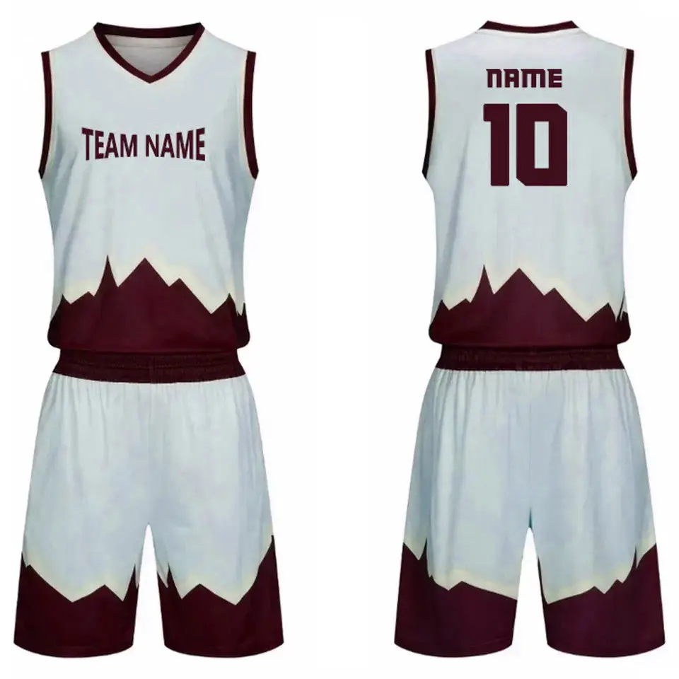 Profession elle Sublimation Custom Basketball Trikot mit Nummer Neueste Basketball Uniform