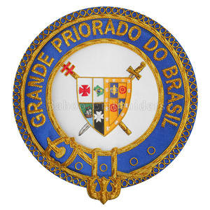 MASONIC REGALIA GRANDE PRIORADO DO BRASIL KNIGHT TEMPLAR BADGE - MASONIC BADGE - Product Image 1