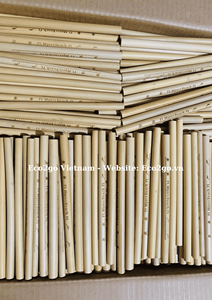 Pailles en bambou biodégradables à bas prix/paille à boire en bambou/pailles en bambou colorées fabriquées au Vietnam - Product Image 6