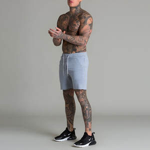 OEM Custom <b>Men's</b> High Street Fleece <b>Shorts</b> Elasticated Gym Sweat Plus Jogger Plain Jersey from <b>S</b>-3XL Solid Pattern Decoration - Product Image 6