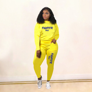 Nouveauté Tenue de jogging décontractée deux pièces pour femmes, tenue de ville taille haute respirante avec fermeture à cordon de serrage-Service OEM disponible - Product Image 5