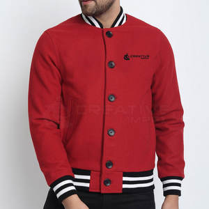Chaqueta Letterman de gran tamaño transpirable de alta calidad para hombres Último diseño con cuello con capucha para la temporada de invierno - Product Image 3