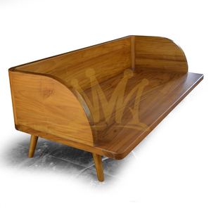 Aurora Elegant Solid Teak Bench Durable and Long-Lasting <b>for</b> Living Room <b>Sofa</b> or Apartment Mall Hotel - Product Image 4