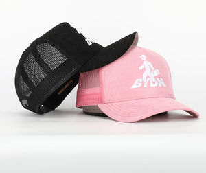 Sombrero de camionero clásico personalizable de malla 100% lona de algodón para uso en la playa con el logotipo de su marca - Product Image 1