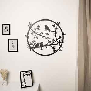 Décoration murale en métal en fer populaire avec conception de feuille de ginkgo pour les espaces de salon et de couloir Arts muraux décoratifs - Product Image 2