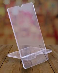 Soporte de acrílico Premium para teléfono celular Accesorio elegante y funcional para dispositivos, perfecto para pantallas de hogar, oficina y venta al por menor - Product Image 6