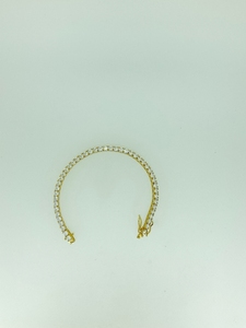 Pulsera de Tenis Clásica de Plata 925 con Moissanita, Ajustable, Hecha a Mano, Joyería Fina para Mujer, para Fiestas y Eventos - Product Image 2