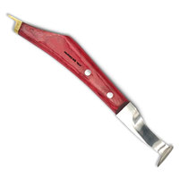 Couteau à sabots à double tranchant Apto Enterprises, lame en acier inoxydable, piqueur à sabots avec embout en laiton, manche en tôle, réutilisable, sûr et durable pour fermeurs