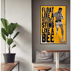 Póster moderno de Muhammad Ali 'Float and Sting' para decoración de pared - Product Image 2