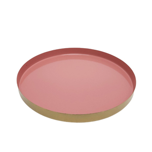 Assiette ronde en fer au design unique Assiettes à dîner couleur biscuit mat pour la décoration de restaurants et d'hôtels en vrac - Product Image 5