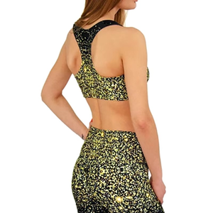 Ensemble de sport pour femme, haut de sport à séchage rapide hautement personnalisé, leggings de yoga sans couture populaires pour la salle de sport, vêtements de fitness, ensemble de yoga pour l'entraînement - Product Image 3