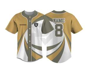 Uniforme de baseball personnalisé pour jeunes Ensemble de vêtements de sport respirants dans un design imprimé grande taille - Product Image 1