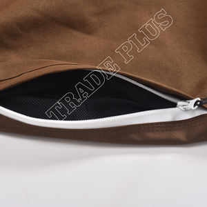 Pantalones Impermeables para la Nieve Color Marrón con Bolsillos con Cremallera Blanca, Cintura Ajustable y Dobladillo Elástico para Actividades al Aire Libre en Invierno - Product Image 5