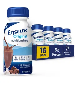 Stellen Sie sicher, dass Original Nutrition Milch schokolade, Mahlzeiten ersatz shakes, 8 FlOz (Packung mit 16 Stück) Massen preis
