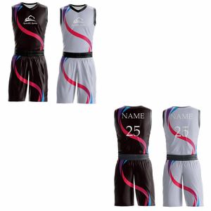 Dos caras Gamewear Jerseys Imprimir Logo Deportes Baloncesto Uniformes Alta calidad Reversible Baloncesto Ropa - Product Image 3