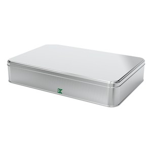 Boîte rectangulaire en fer blanc 3 lt Baklava Sweet Treats Box 325x205x52mm 3 lt Slip Lid - Product Image 1