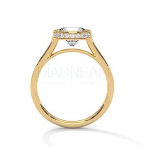 Anillo de diamante cultivado Leb original Anillo de bodas personalizado de plata esterlina 925 con nuevo diseño perfecto para fiestas y compromisos - Product Image 5