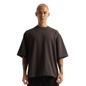 เสื้อยืด230gsm คอตตอนรุ่น100% เสื้อยืดลำลองสะพายไหล่ปล่อยแบบผ่อนคลาย - Product Image 1