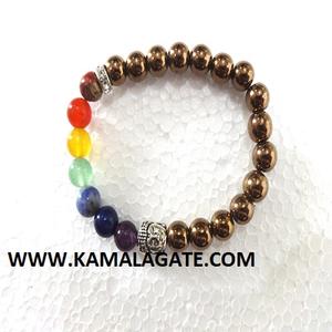 Pulseras de Piedras Preciosas de Lapislázuli Natural de 8 mm, Pulseras de Sanación de Chakras de Buda con Cristal de Ágata y Cuentas Naturales - Product Image 3