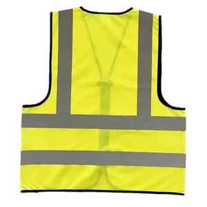 Chaqueta de seguridad para hombre de alta visibilidad personalizada 2025, chaleco cálido de alta calidad con Pu reflectante alto, impermeable y resistente al viento - Product Image 4