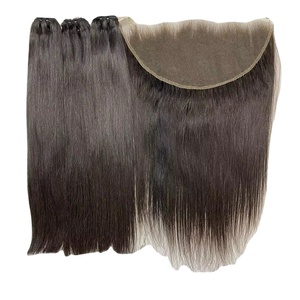 Top Quality 100% Frontal HDlace Unprocessed Human Hair Extensions NATURAL STRAIGHT Small Knots Virgin Hair <b>Lace</b> for <b>Black</b> Women - Product Image 4