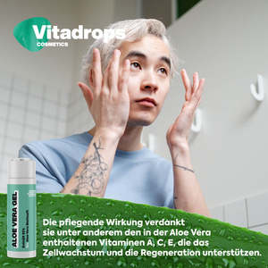 Vitadrops Gel d'Aloe Vera Herbal 93% Hydratant pour Peaux Sèches – Approvisionnement OEM Ciblé pour le Corps - Product Image 5