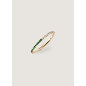แหวนเพชรพลอยมรกตแบบทูอินวัน - Product Image 4