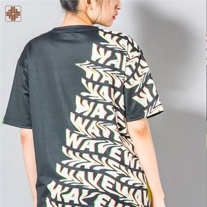 T-shirt de poche de T-shirt personnalisé imprimé Dtf partout végétalien personnalisé en gros - Product Image 3