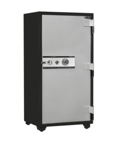 Combinación Dial Key Lock Acero ignífugo Oficina Documento Seguro Hogar Caja de seguridad para documentos y objetos de valor - Product Image 3