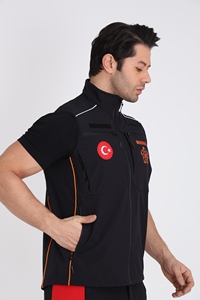 Khả năng hiển thị cao tìm kiếm và cứu hộ vest với đường ống phản chiếu nhiều túi tiện ích và thiết kế chức năng bền - Product Image 2