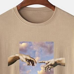 Camiseta con estampado Digital antiarrugas 100% algodón, superventas, ajuste holgado, estampado duradero, Camiseta con estampado Digital a precio barato - Product Image 4