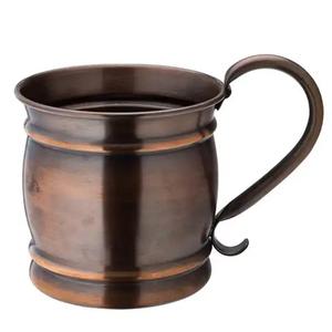 Nouvelle tasse de mule de Moscou en cuivre de conception de gravure pour les acheteurs en gros en vrac, articles de bar en métal faits à la main pour les cocktails et les restaurants - Product Image 6
