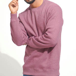 Sweat-shirts pour hommes de couleur rose de qualité supérieure, vente en gros, pour la salle de sport, l'entraînement, les voyages, légers, respirants, coupe ajustée, pull-over pour hommes - Product Image 3