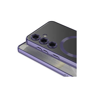 Coque de téléphone en silicone compatible MagSafe pour Samsung Galaxy S24 Plus, protection souple en silicone et PC pour la recharge sans fil et la protection de l'appareil photo - Product Image 6