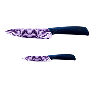 Nuevo Diseño, 4 Juegos de Cuchillos de Chef Profesionales de Cerámica, Mango de Plástico, Entrega Rápida, Precio de Fábrica, Gran Venta en Ebay, Estados Unidos - Product Image 1