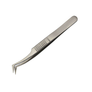 Pinces à cils professionnelles de précision anti-magnétiques, pointe lisse en acier inoxydable, poignée confortable pour une pose de faux cils sans effort - Product Image 3